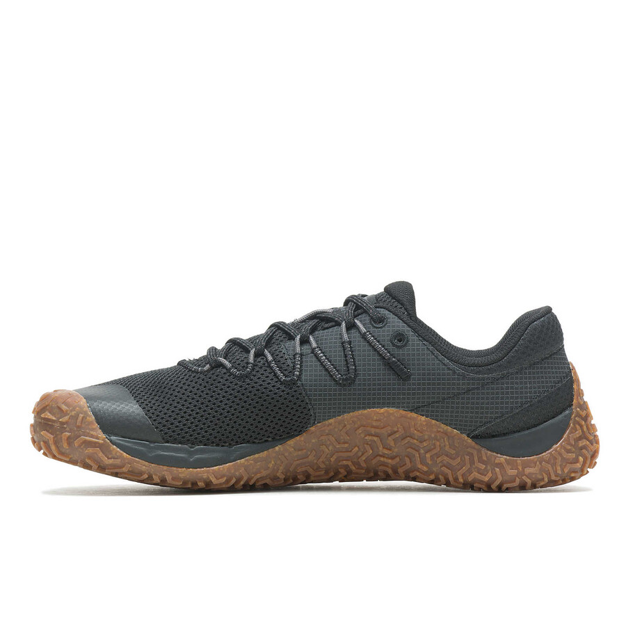 trail glove 7 barefoot schoenen voor heren zwartrubber.