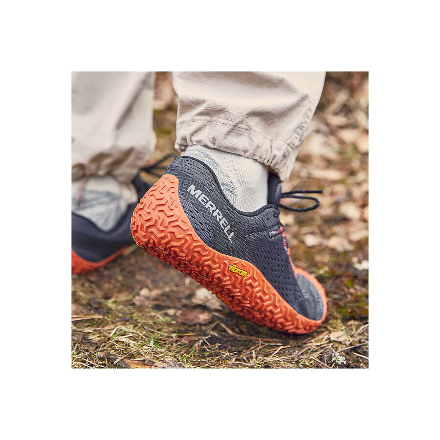 vapor glove 6 barefoot schoenen voor heren granietmandarijn