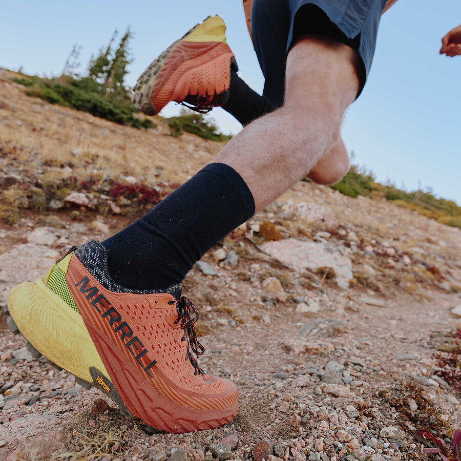 agility peak 5 trail hardloopschoenen voor heren zwartzwart