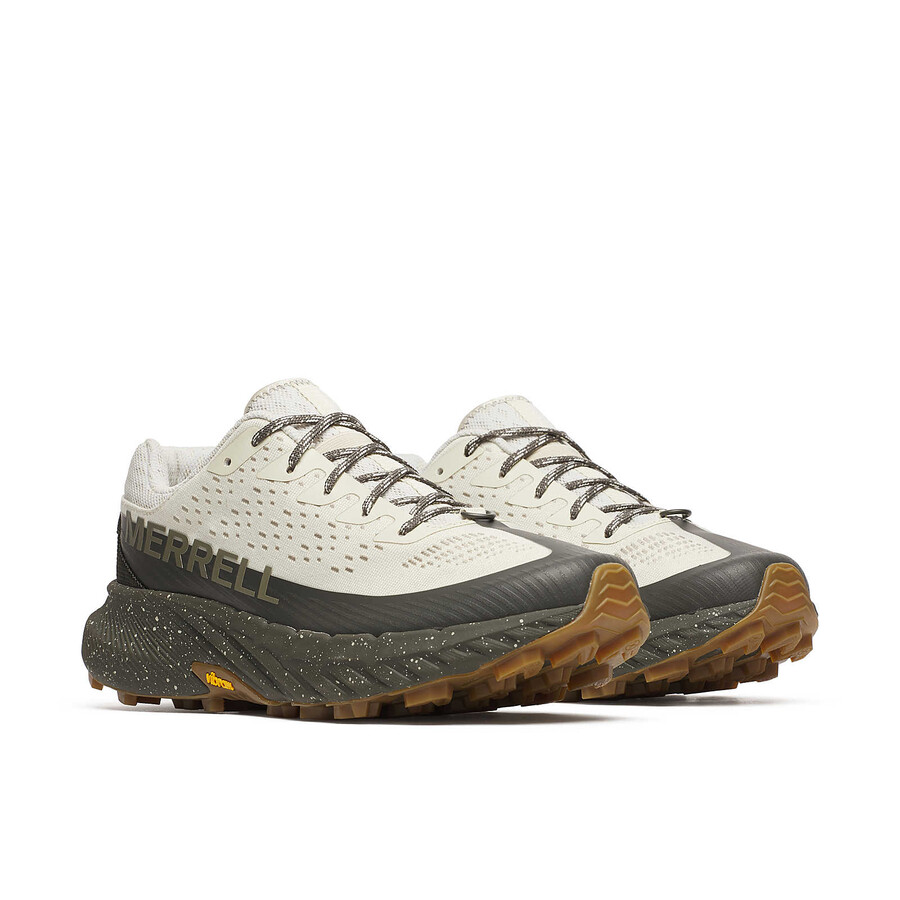 agility peak 5 trailrunningschoenen voor heren in de kleuren stuccobeluga.
