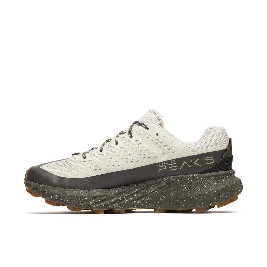 agility peak 5 trailrunningschoenen voor heren in de kleuren stuccobeluga.