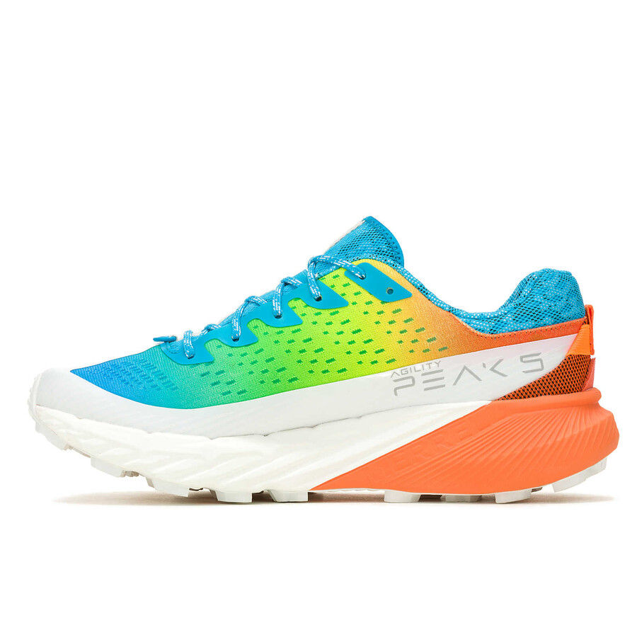 agility peak 5 trail hardloopschoenen voor heren neon multi
