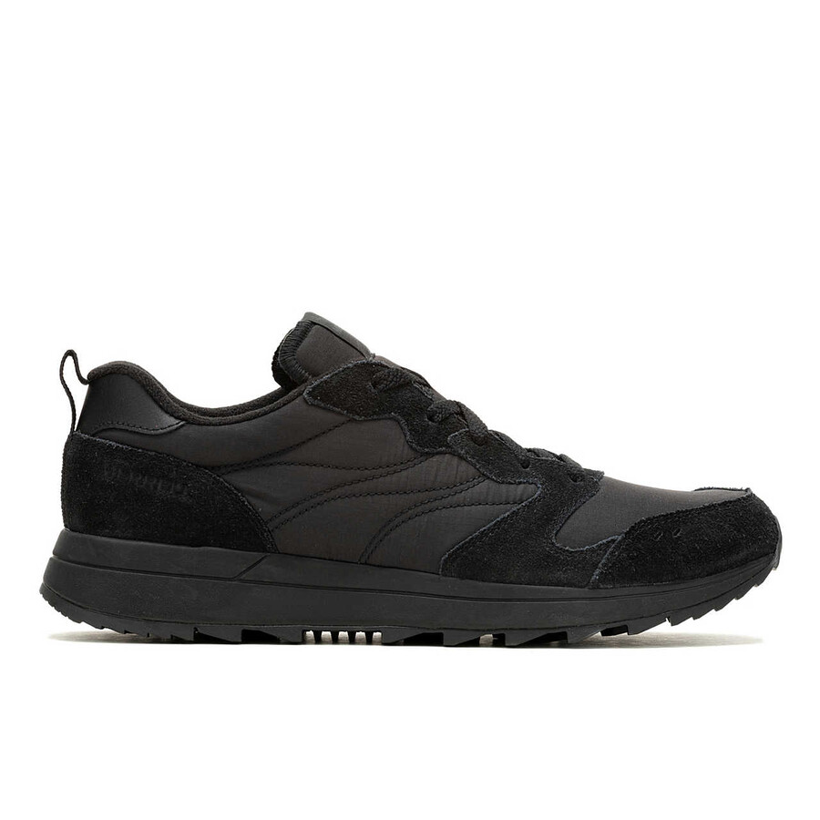 alpine 83 herensneaker sportieve casual sneakers volledig zwart.
