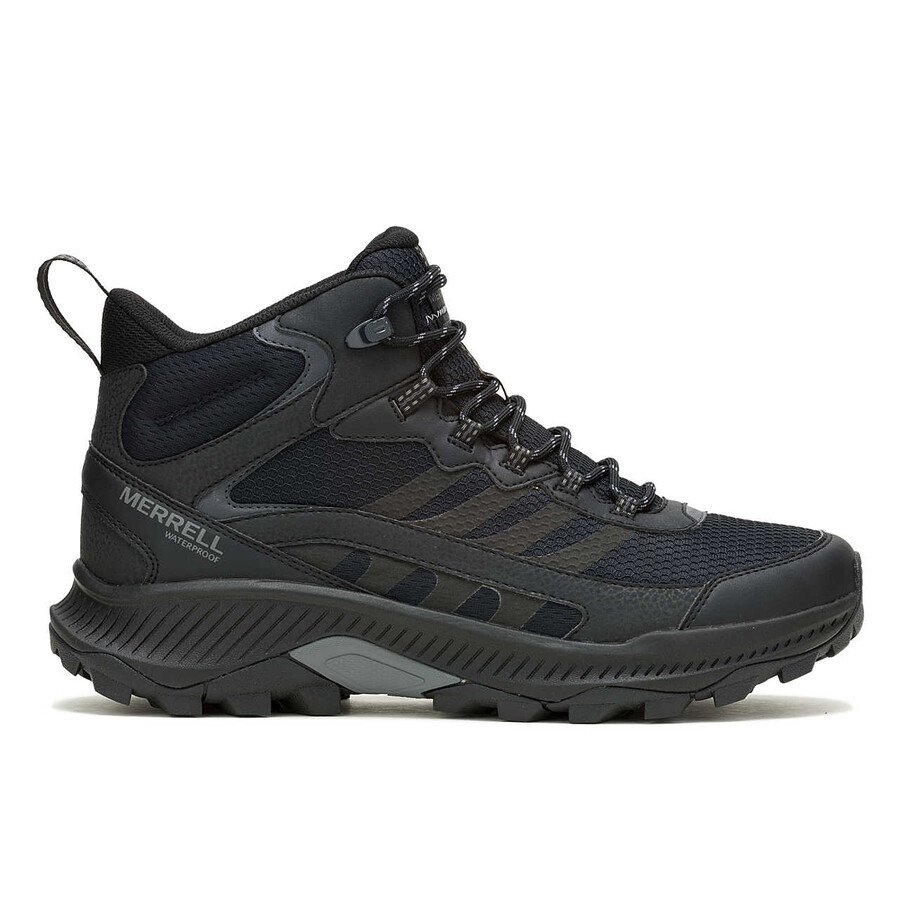 waterdichte wandelschoenen speed strike 2 mid voor heren zwart
