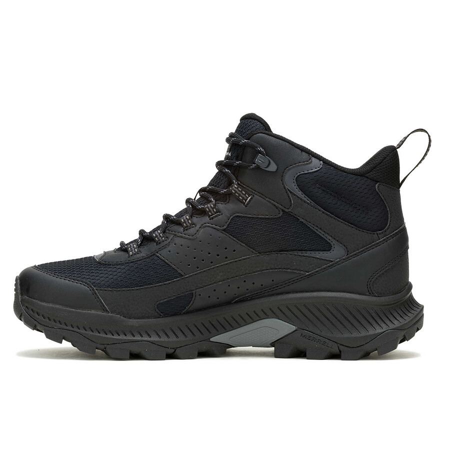 waterdichte wandelschoenen speed strike 2 mid voor heren zwart