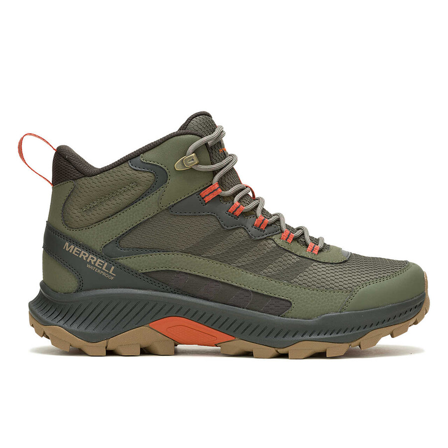 heren - speed strike 2 mid waterproof wide width - mid olive