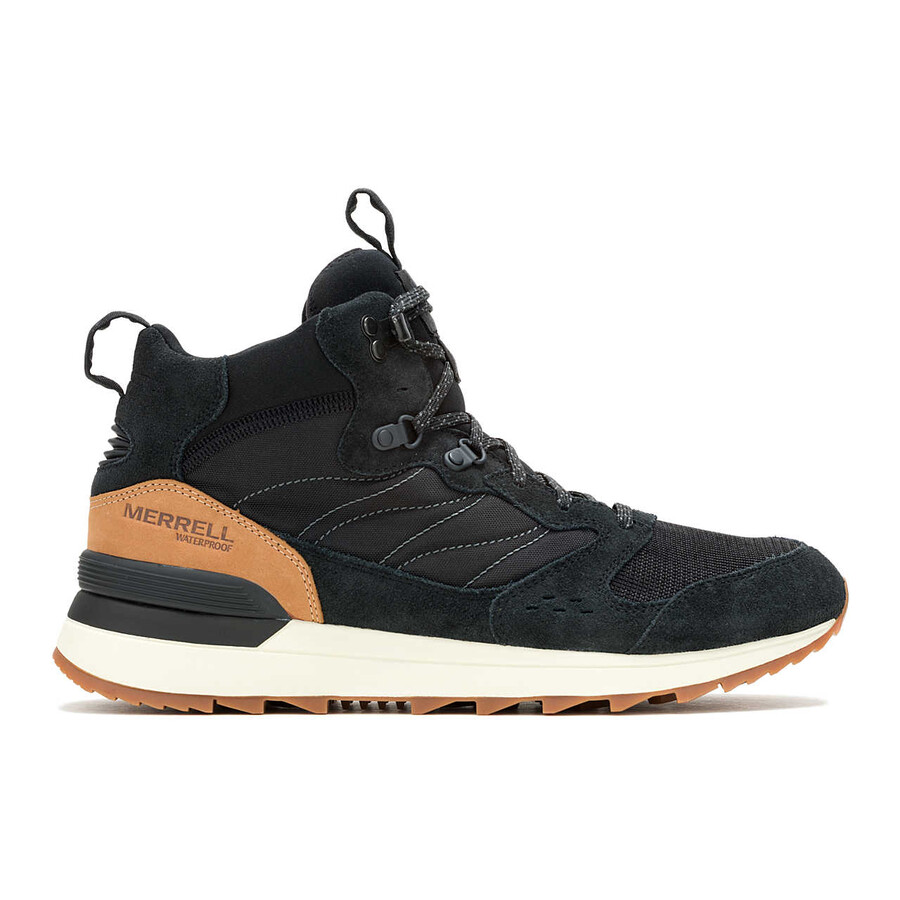 heren - alpine 83 sneaker recraft mid waterdicht zwart