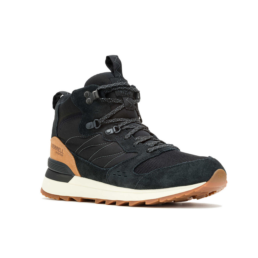heren - alpine 83 sneaker recraft mid waterdicht zwart