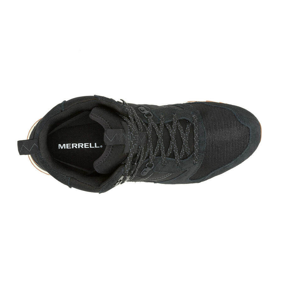 heren - alpine 83 sneaker recraft mid waterdicht zwart