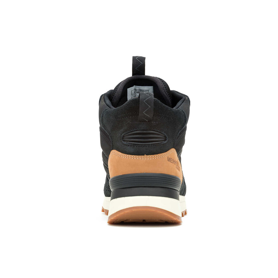 heren - alpine 83 sneaker recraft mid waterdicht zwart