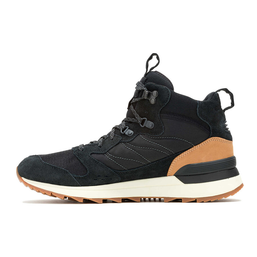 heren - alpine 83 sneaker recraft mid waterdicht zwart