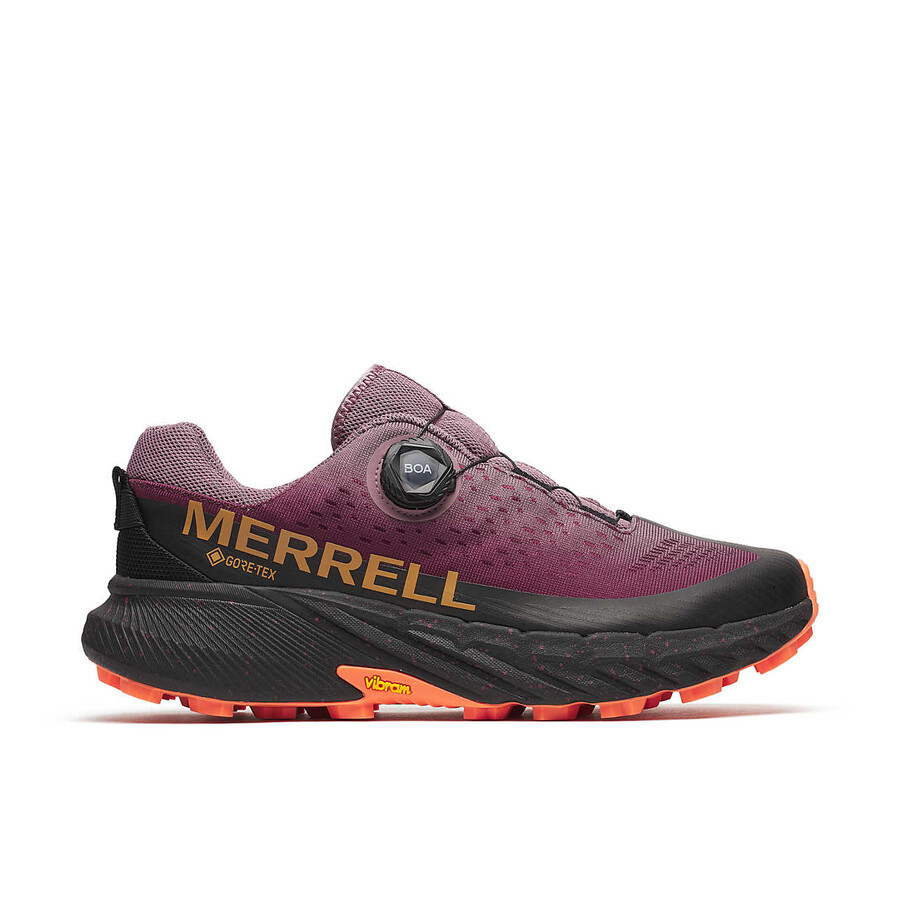 agility peak 5 boa gore-tex trailrunningschoenen voor heren in de kleur lichtkers.