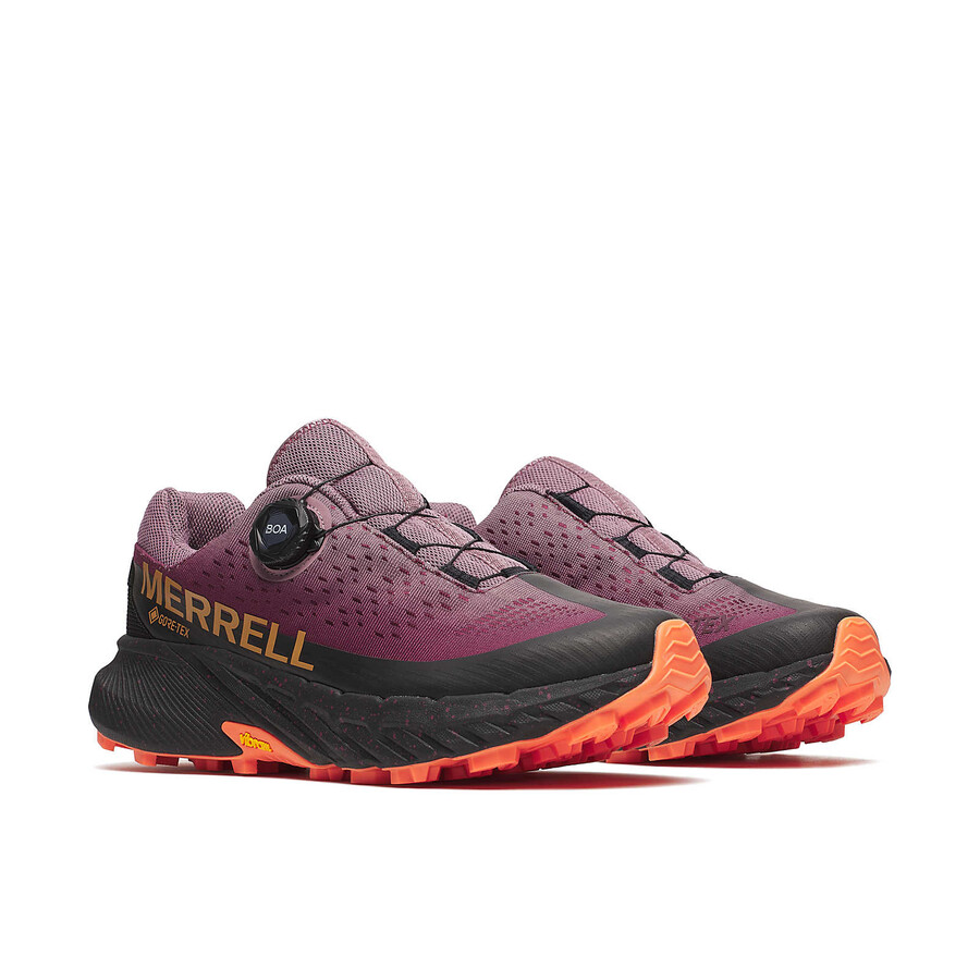 agility peak 5 boa gore-tex trailrunningschoenen voor heren in de kleur lichtkers.