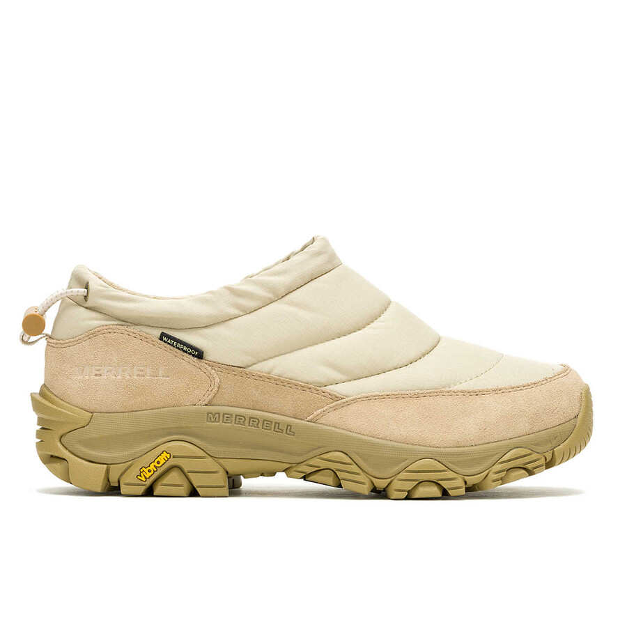 coldpack 3 zero thermo waterdichte winterslippers voor heren camel