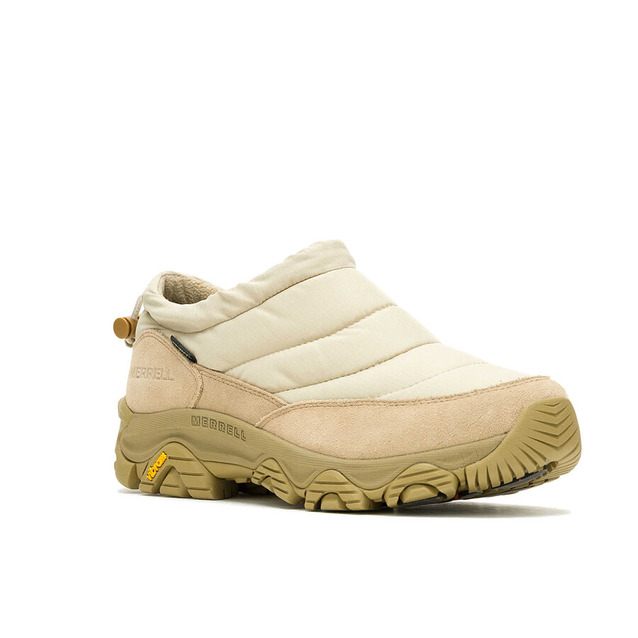 coldpack 3 zero thermo waterdichte winterslippers voor heren camel