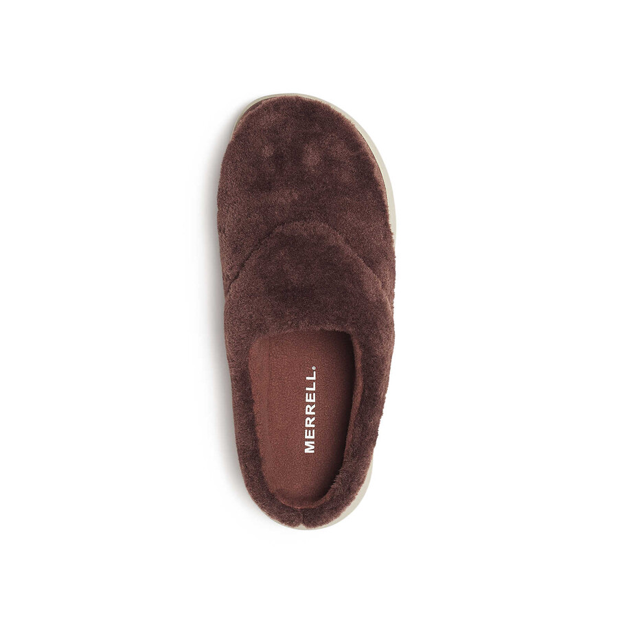 heren hut moc 2 slide cozy casual slip ons sequoia