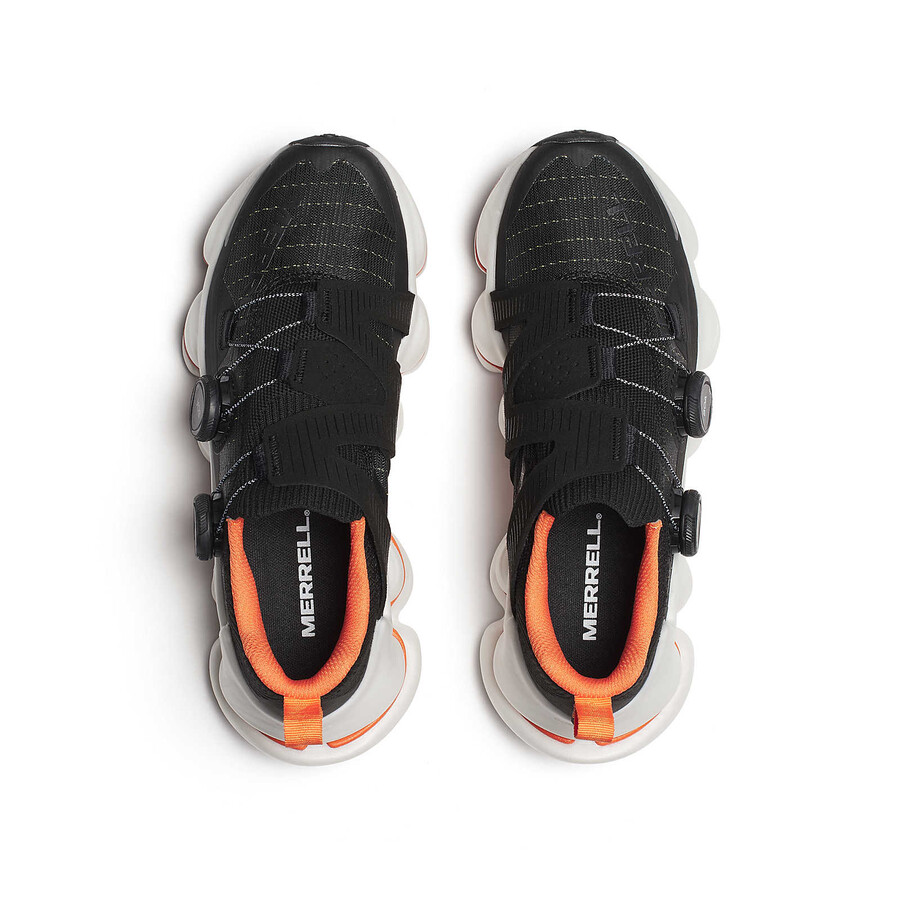 speedarc surge boa-wandelschoenen voor heren raven