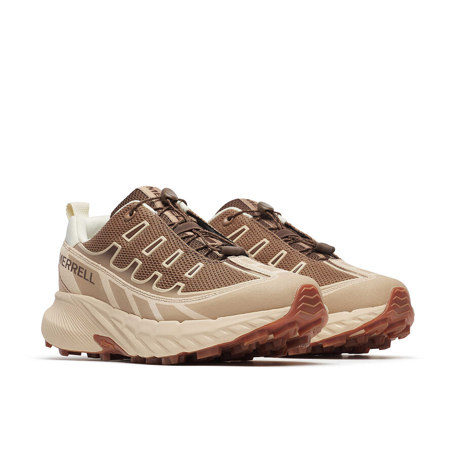 unisex agility peak 5 trek casual schoenen in hazelnootkleur