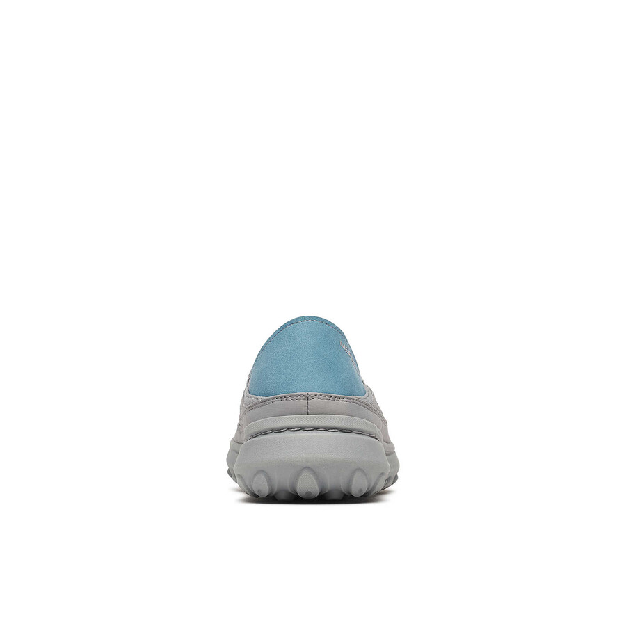 heren hut moc 2 casual slip-ons cementsteenblauw