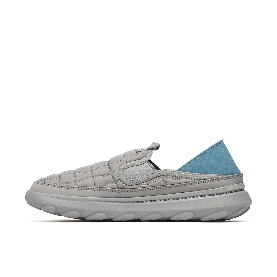 heren hut moc 2 casual slip-ons cementsteenblauw