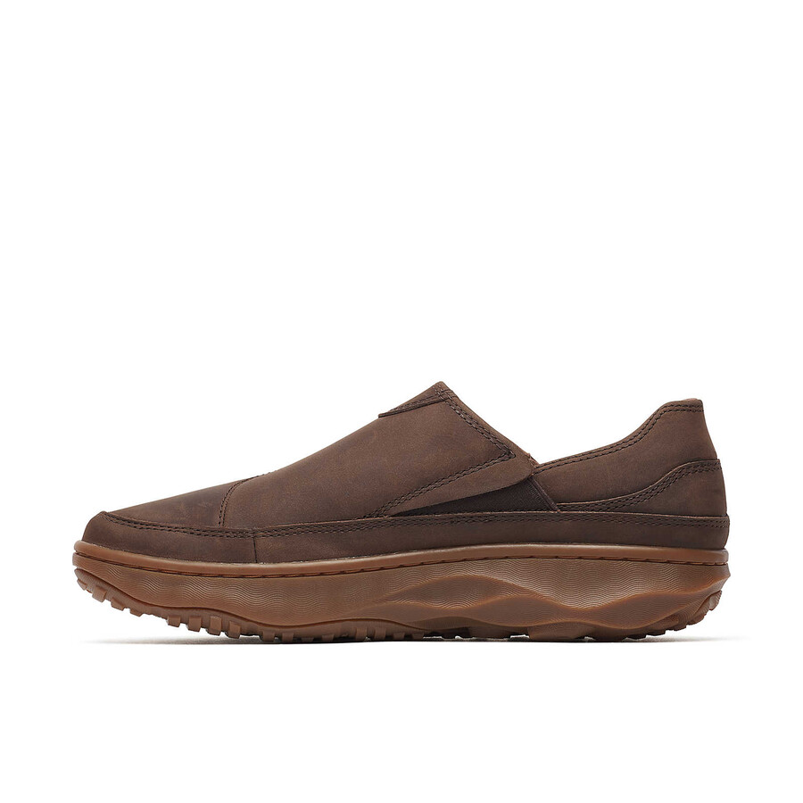 silvo moc casual slip-ons voor heren koffiekleur