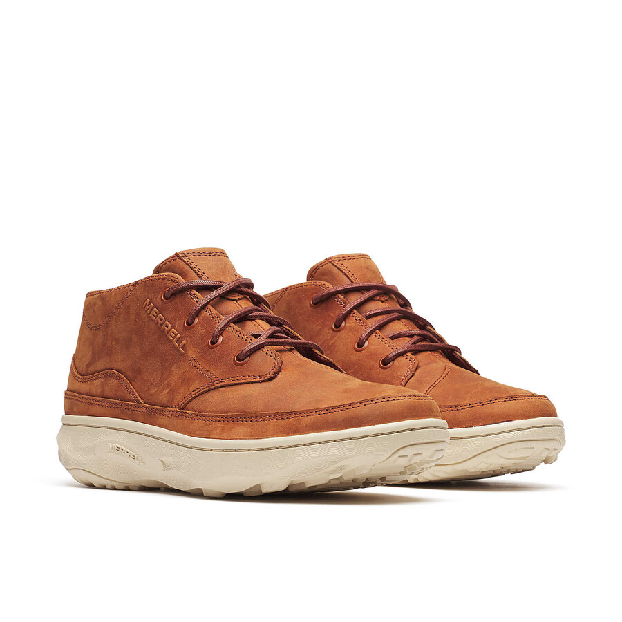 silvo chukka casual laarzen voor heren in cognacbruin