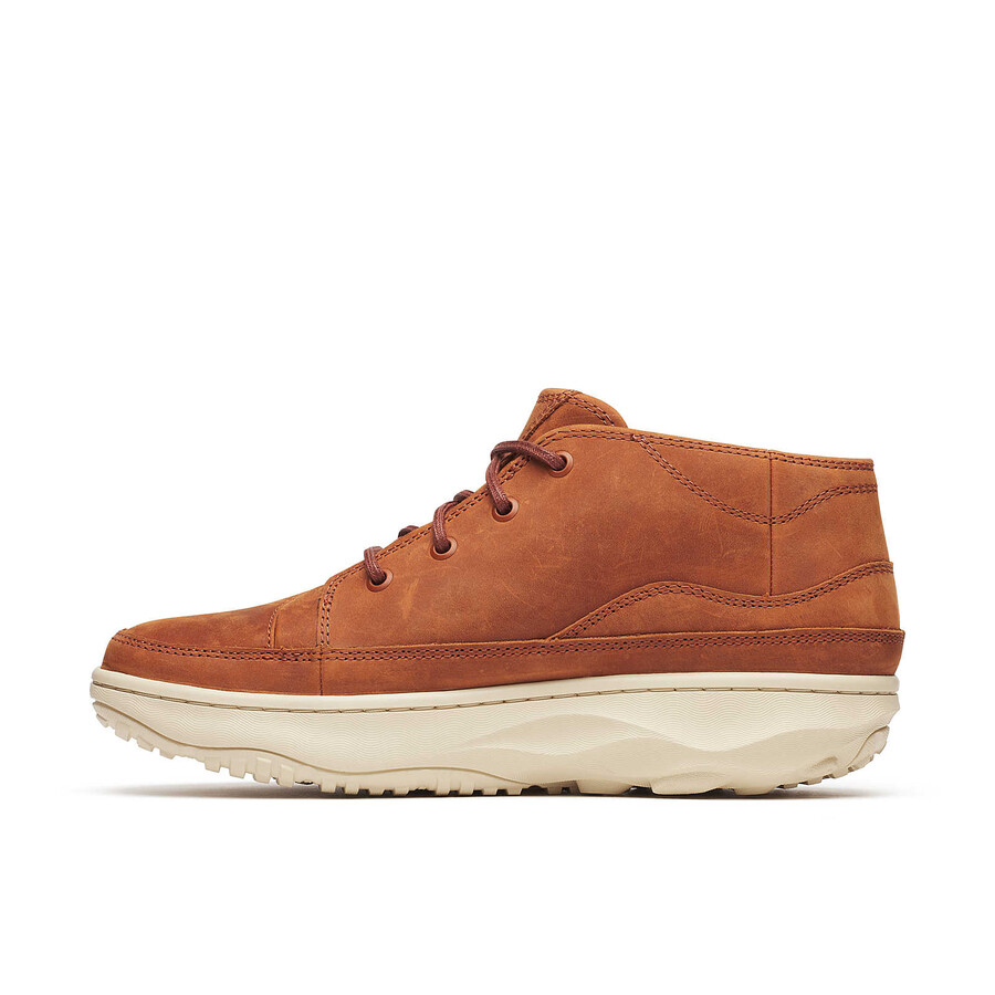 silvo chukka casual laarzen voor heren in cognacbruin