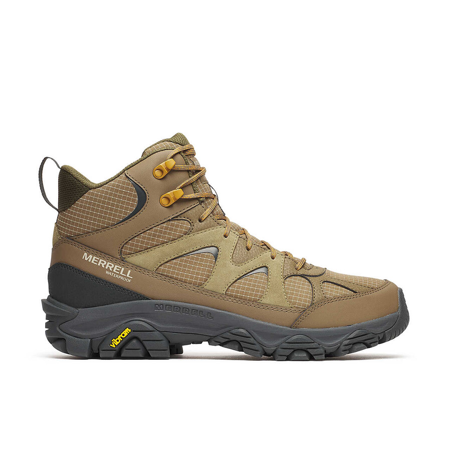 thermo snow grip mid waterdichte winterwandelschoenen voor heren donkergrijs