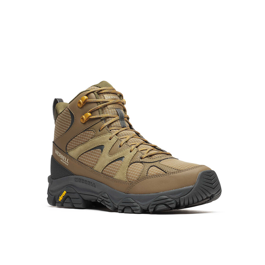 thermo snow grip mid waterdichte winterwandelschoenen voor heren donkergrijs