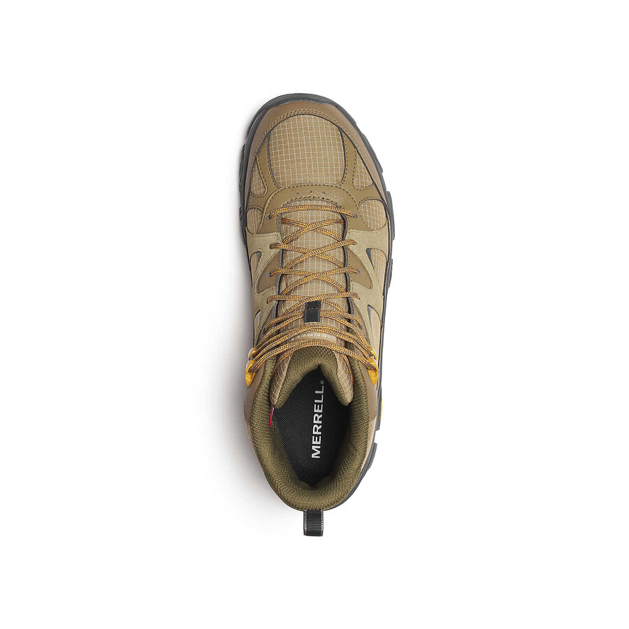 thermo snow grip mid waterdichte winterwandelschoenen voor heren donkergrijs