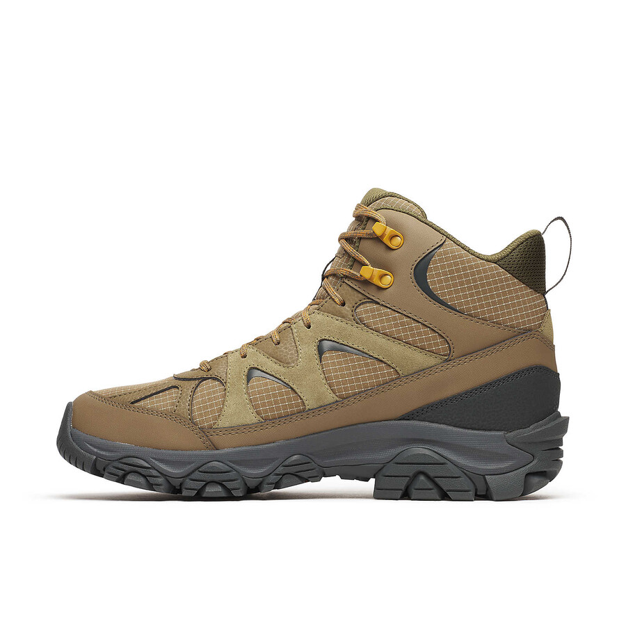 thermo snow grip mid waterdichte winterwandelschoenen voor heren donkergrijs