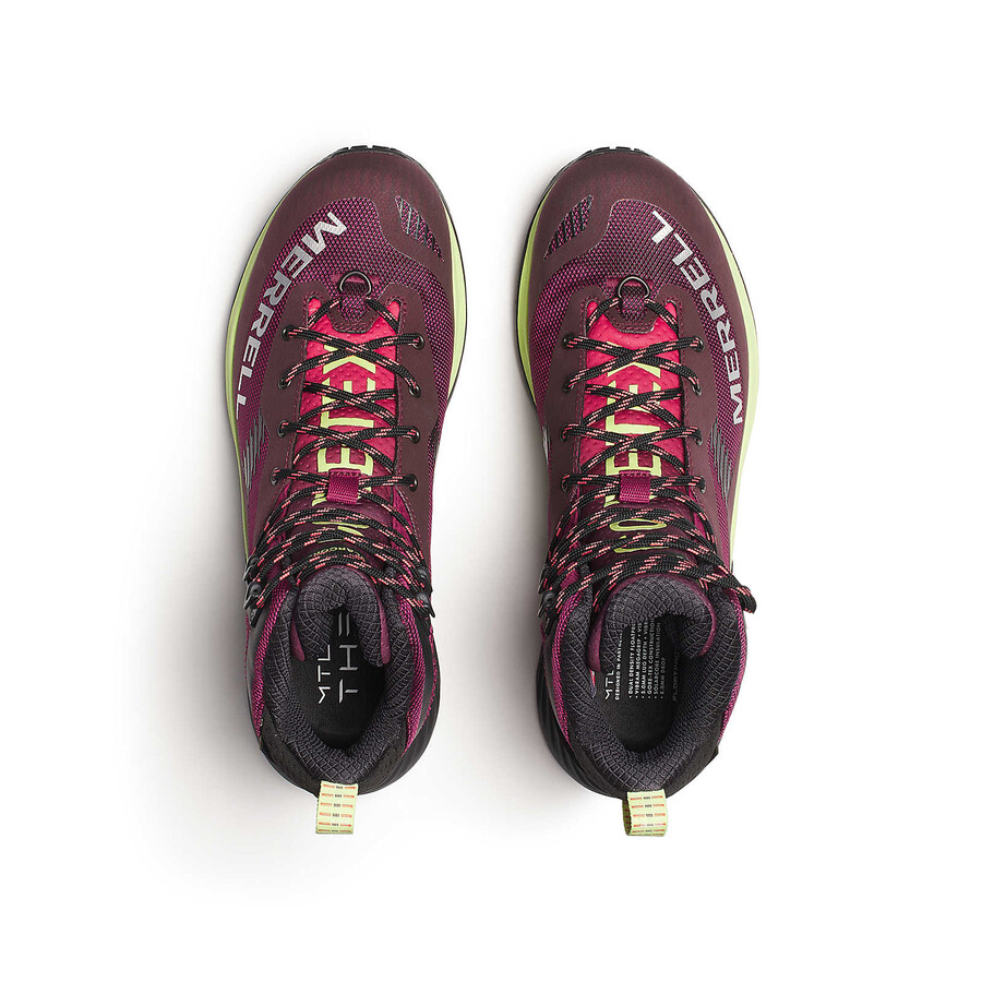 heren mtl thermo rogue 4 mid gore-tex winterwandelschoenen karmozijnrood
