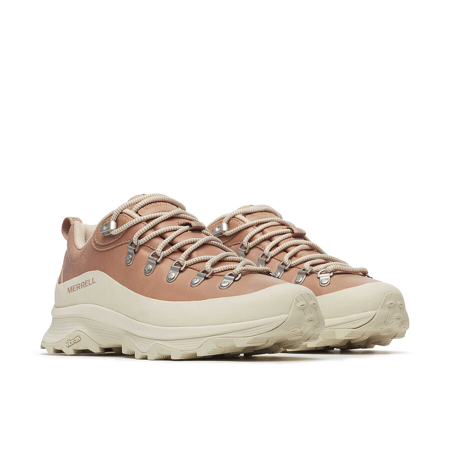 unisex ontario speed leather lace se casual sneakers in hazelnootkleur