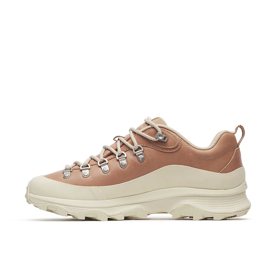 unisex ontario speed leather lace se casual sneakers in hazelnootkleur
