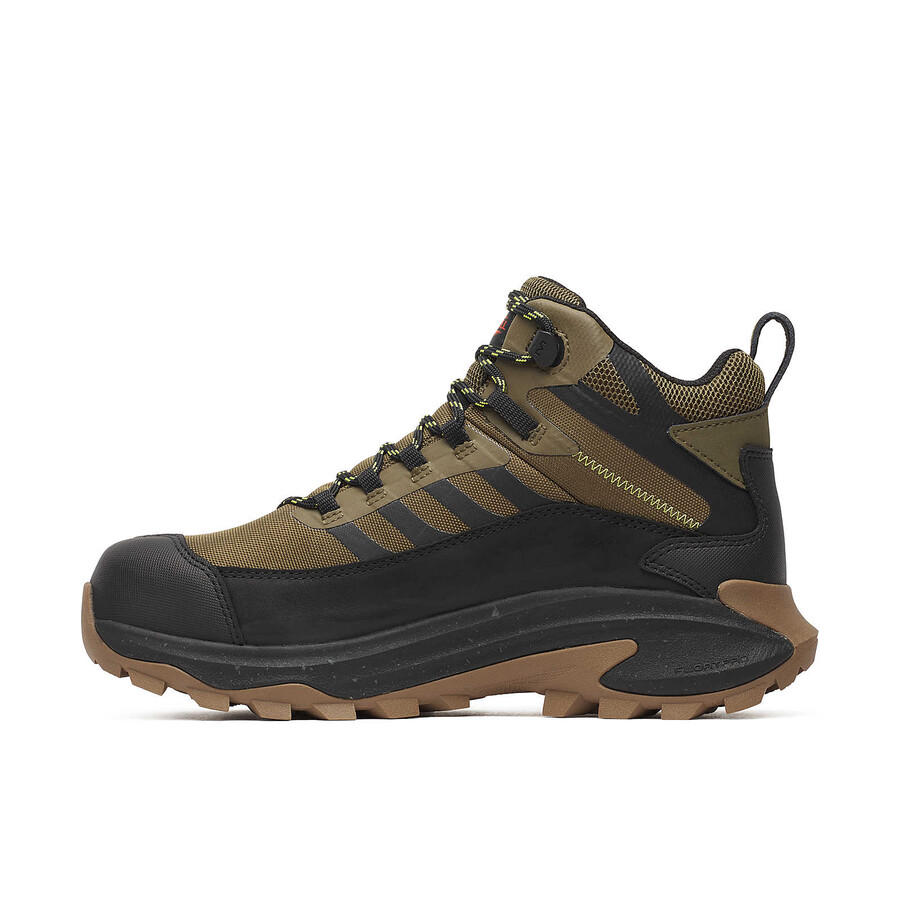 moab speed 2 fx mid waterdichte werkschoenen voor heren van koolstofvezel olijfgroen