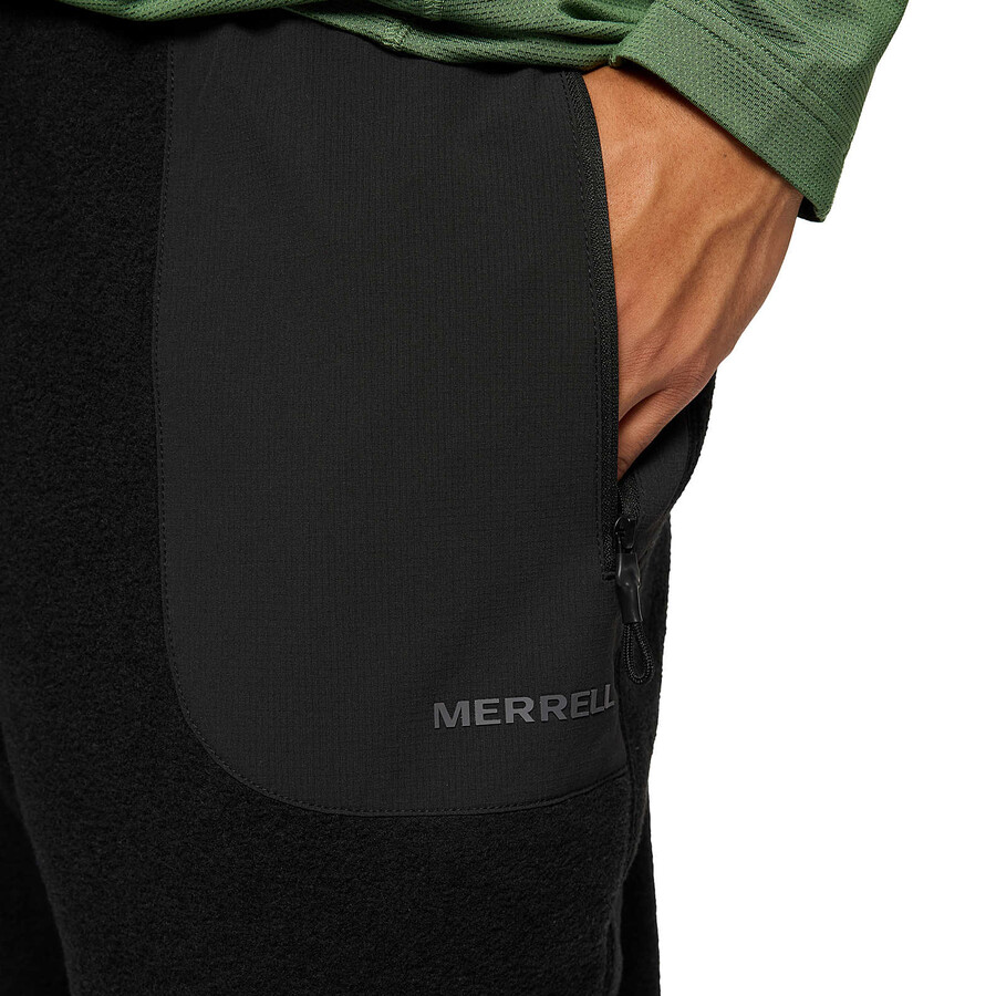 heren - jungle fleece joggingbroek - zwarte broek