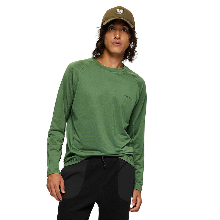 heren - technisch t-shirt met lange mouwen - tuinshirt met lange mouwen