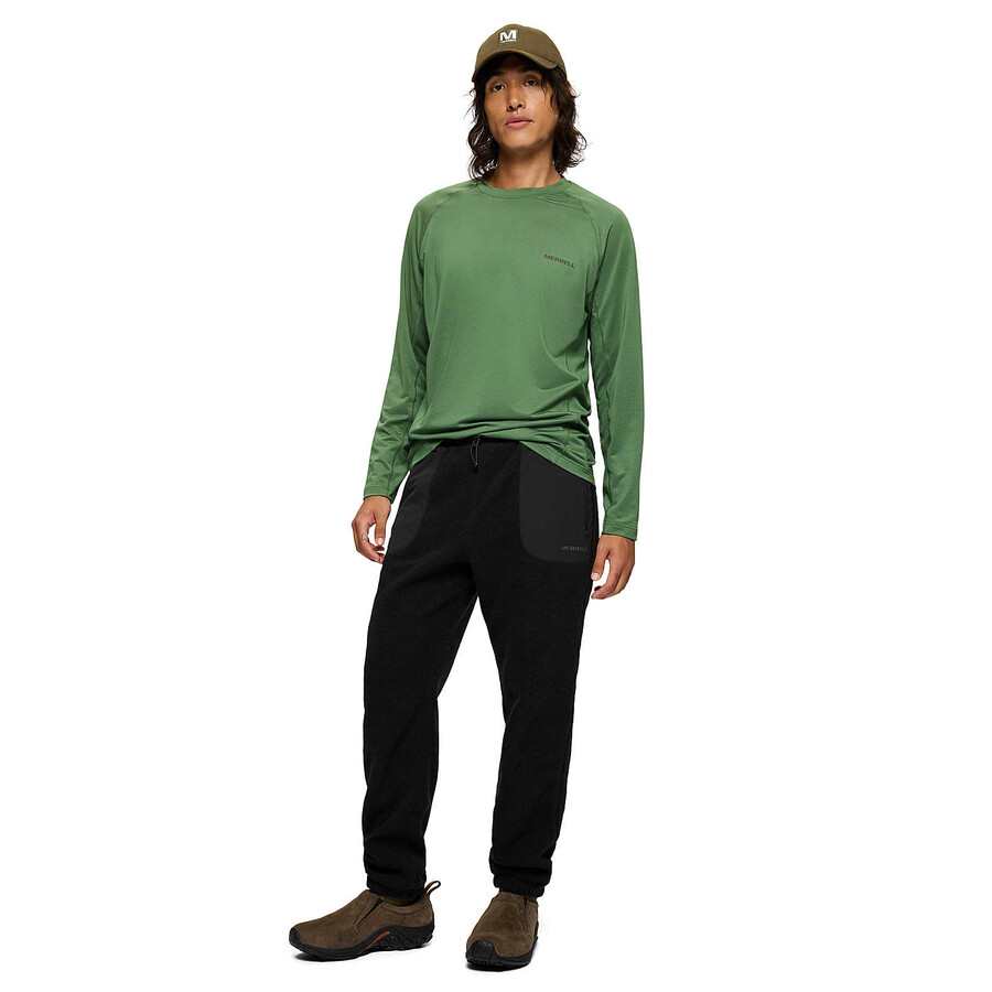 heren - technisch t-shirt met lange mouwen - tuinshirt met lange mouwen