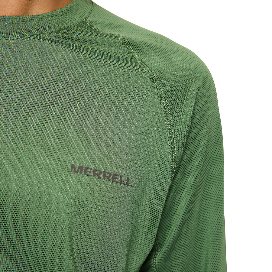 heren - technisch t-shirt met lange mouwen - tuinshirt met lange mouwen