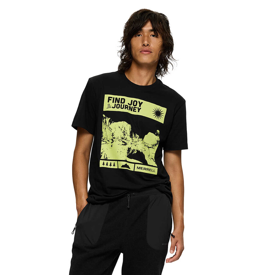 find joy graphic tee - t-shirt met korte mouwen zwart