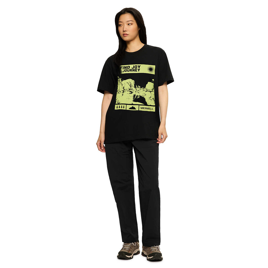 find joy graphic tee - t-shirt met korte mouwen zwart