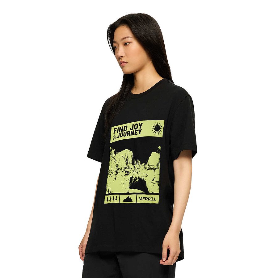 find joy graphic tee - t-shirt met korte mouwen zwart