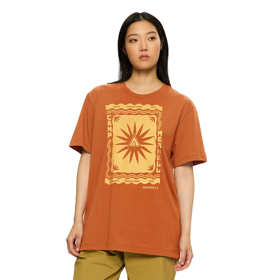 camp merrell graphic tee - korte mouwen harvest
