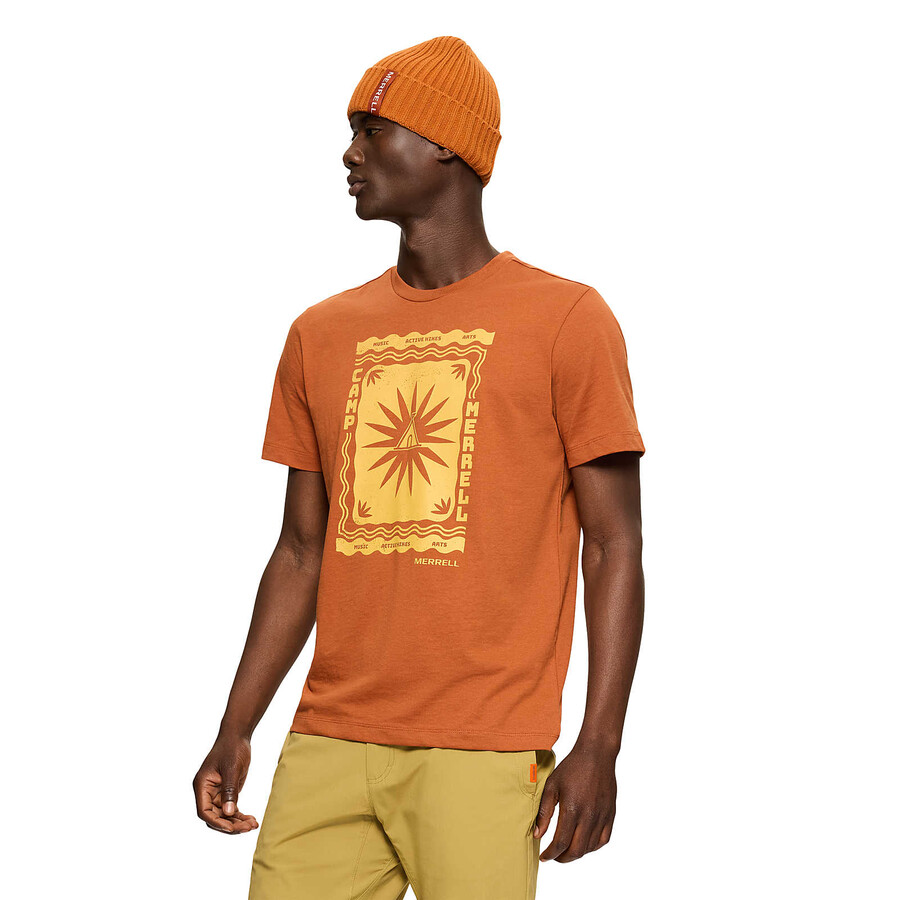 camp merrell graphic tee - korte mouwen harvest