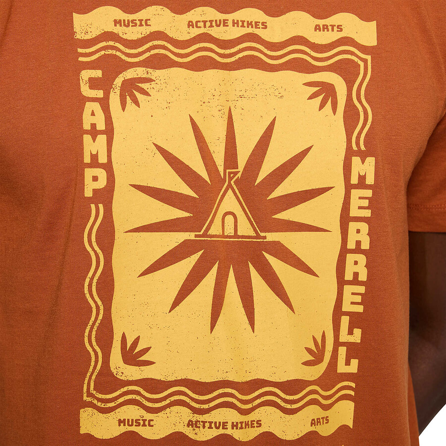 camp merrell graphic tee - korte mouwen harvest