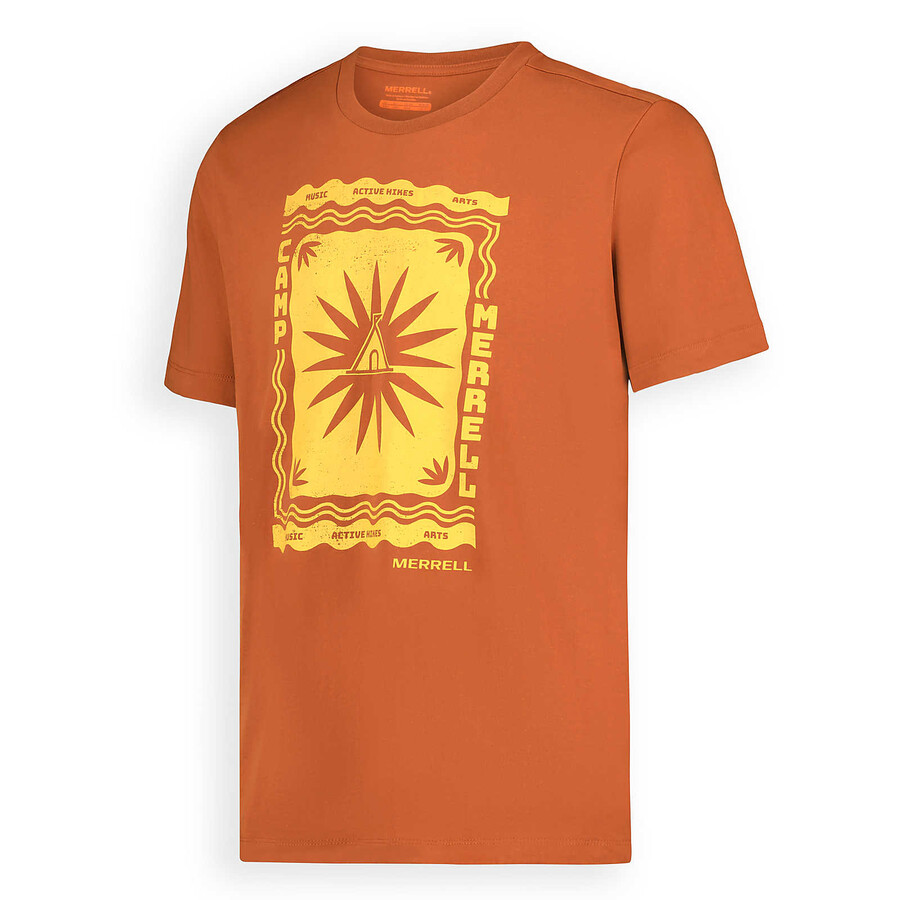 camp merrell graphic tee - korte mouwen harvest