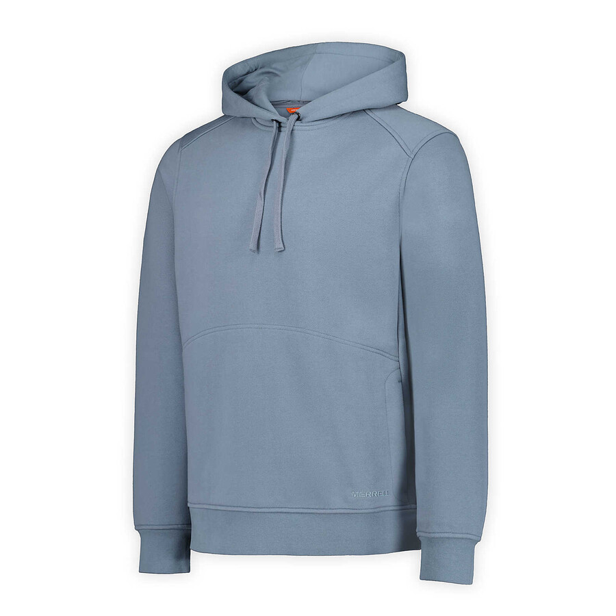 heren - alledaagse hoodie - hoodies steenblauw
