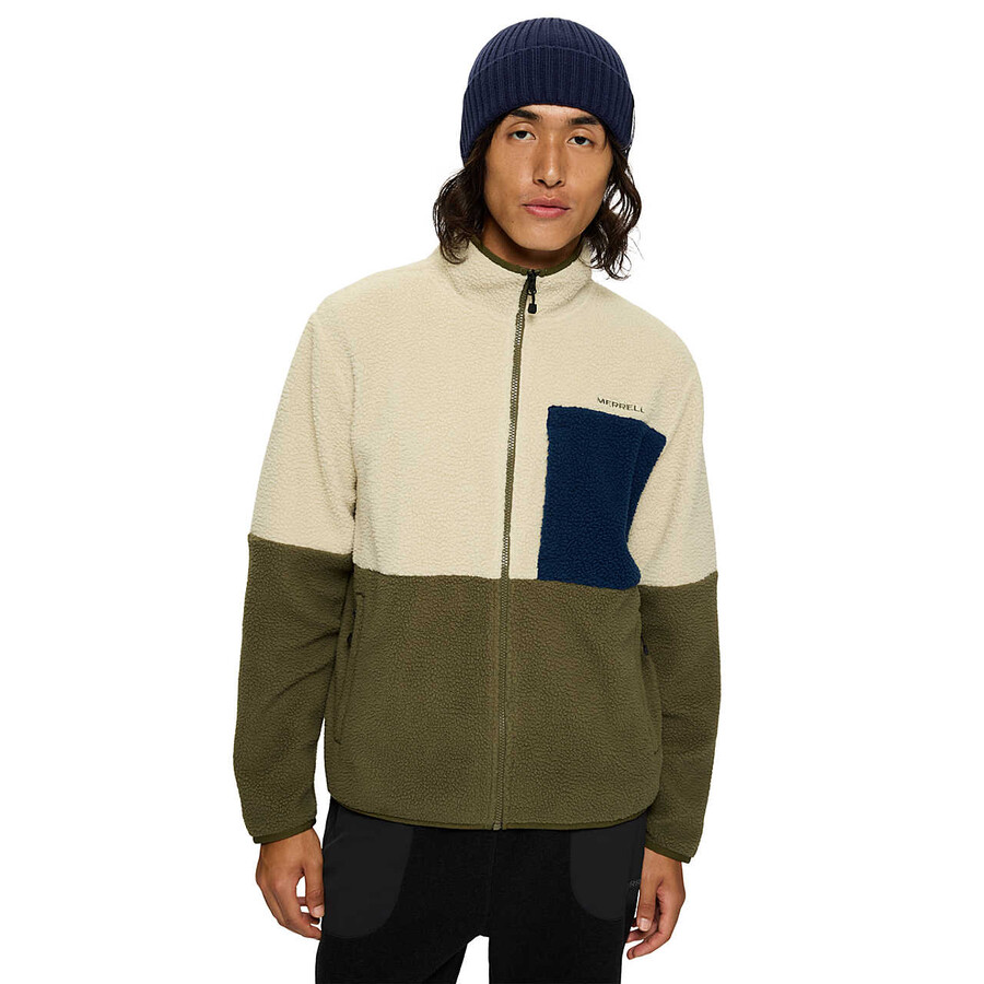 heren - tengu sherpa jacket - jacks basaltloden