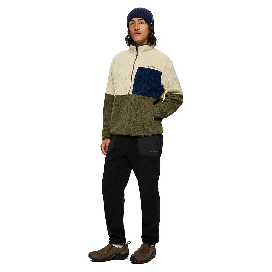 heren - tengu sherpa jacket - jacks basaltloden