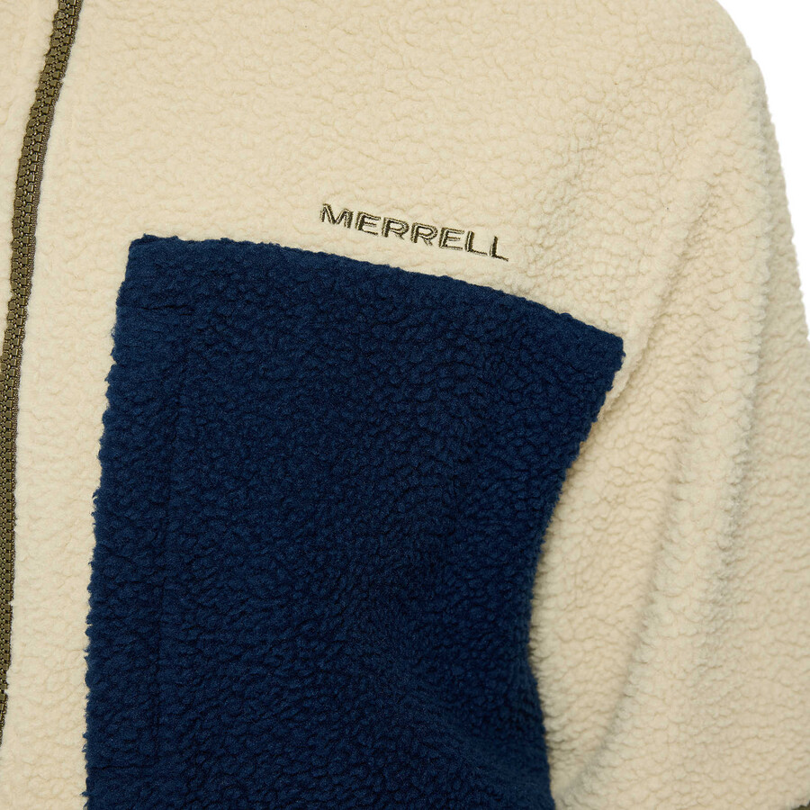 heren - tengu sherpa jacket - jacks basaltloden
